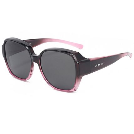 LARGE FIT OVER PRESCRIPTION GLASSES POLARIZED SUNGLASSES COVER ALL WRAP AROUND