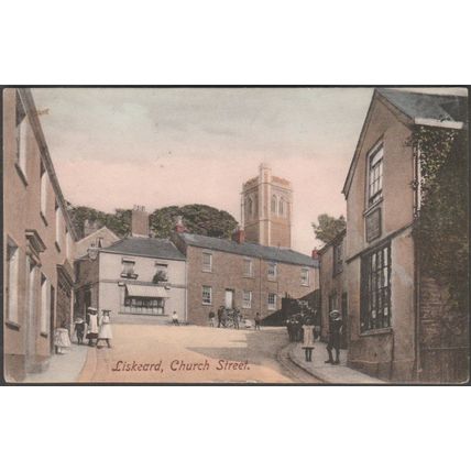 Church Street, Liskeard, Cornwall, 1919 - Frith's Postcard