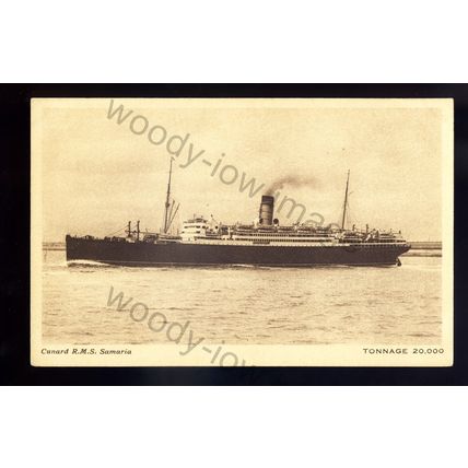 LS2573 - Cunard Liner - Samaria - postcard