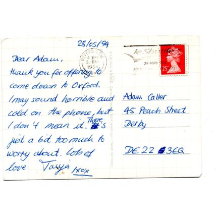 Cartoon Postcard - Uli Stein & Gerd Koch - Postally Used - Oxford 30 May 1994
