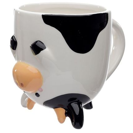 Upside Down Cow Mug/Ornament 12 CM Ceramic Tableware Drinks Home Decor