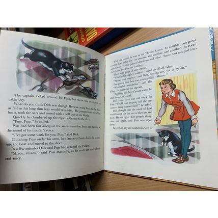 RARE* 1953 "DICK WHITTINGTON" HEIRLOOM LIBRARY ILLUSTRATED HARDBACK BOOK (P3)