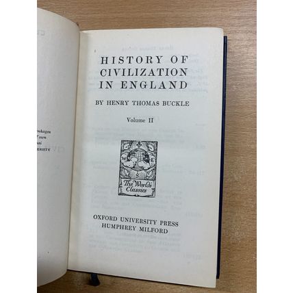 1926 "HISTORY IN CIVILIZATION IN ENGLAND" VOLUME 2 SMALL HARDBACK BOOK (P3)