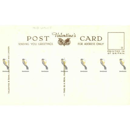 St John Church, Interior, Barmouth, Wales, RP 37852 Valentine's Postcard