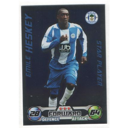 Match Attax 2008/2009 Emile Heskey Wigan Athletic Star Player