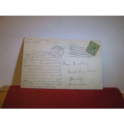 MARLBOROUGH ROAD, SWINDON, WILTSHIRE used antique postcard 1916 pm =