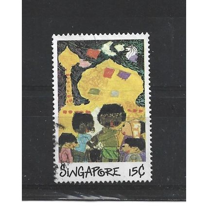 Singapore.SG606 15c "Hari Raya Puasa" (Loke Yoke Yun).Fine Used.Jul25
