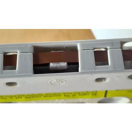 AUDIO CASSETTE TAPE REPAIR FELT PRESSURE PADS SELF ADHESIVE x 10 strips