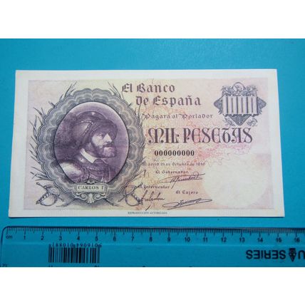 Espana Spain 1940 1000 Pesetas Banknote Reproduction - 170