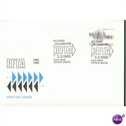 Finland FDC 1985 - SG 1069 - 25th Anniversary of EFTA 1960-1985