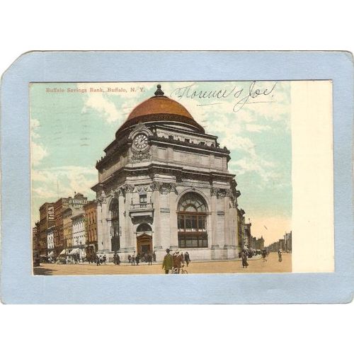 New York Buffalo Buffalo Savings Bank Street Scene Intersection ny_box4X1~2704