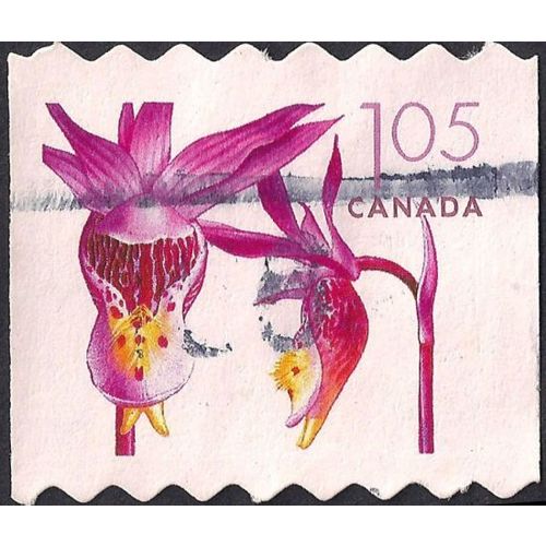 CANADA, FLOWERS, Rose Orchid, white 2005, $1.05