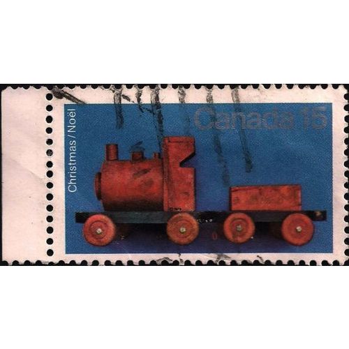 CANADA, CHRISTMAS, Toy Train, blue 1979, 15c