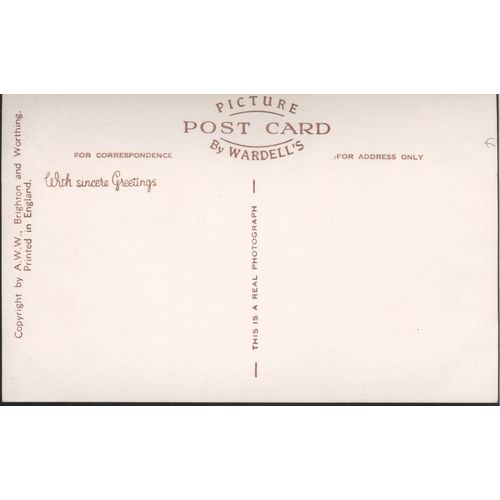 Vintage Wardell's GB postcard - Old Parish Church, Hove, Sussex