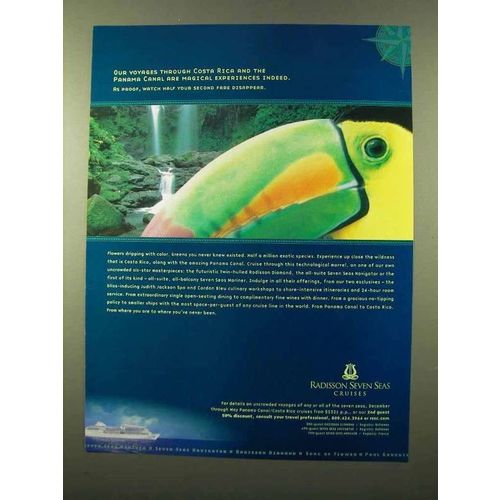 2000 Radisson Seven Seas Cruise Ad - Costa Rica
