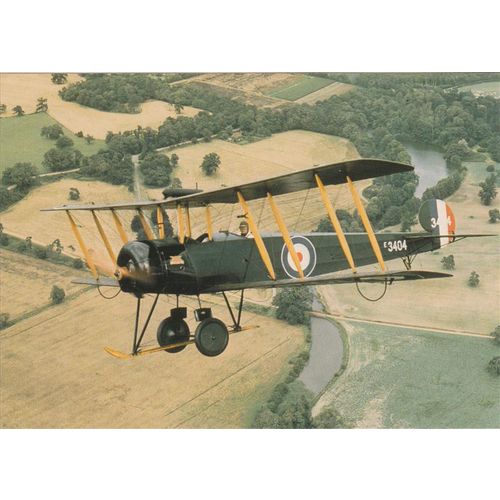 Avro 504K Two Seater Trainer Military Aircraft Postcard (AM1890)