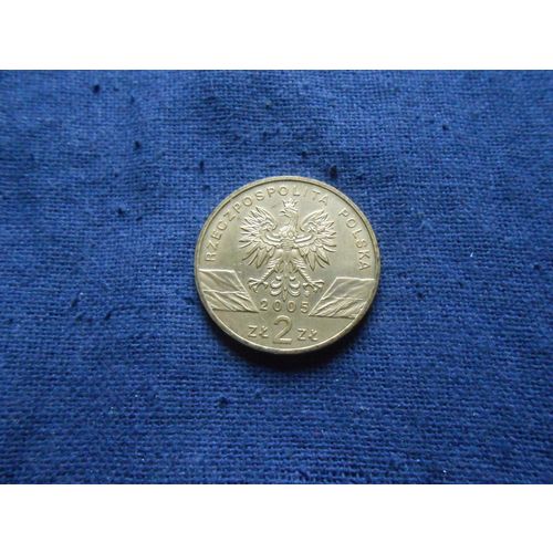 2005 POLAND 2 ZLOTE COIN. ( Eagle Owl And Young )