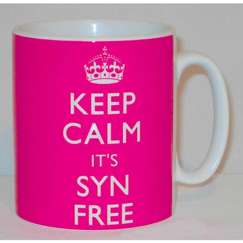 Keep Calm Its Syn Free Mug Can Personalise Great Diet Slimmer Slimming Club Gift