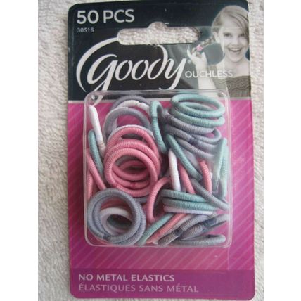 50 Goody Girls Small No Metal Ouchless Hair Band Elastics 2013 Ponytail Holders