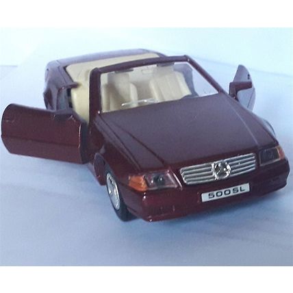 SHELL SPORTSCAR COLLECTION > MERCEDES BENZ 500 - Soft Top - Die-cast 1:40 GOOD