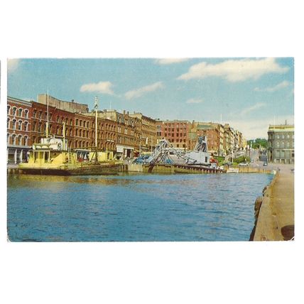 MARKET SLIP, SAINT JOHN, NEW BRUNSWICK CANADA unused postcard /