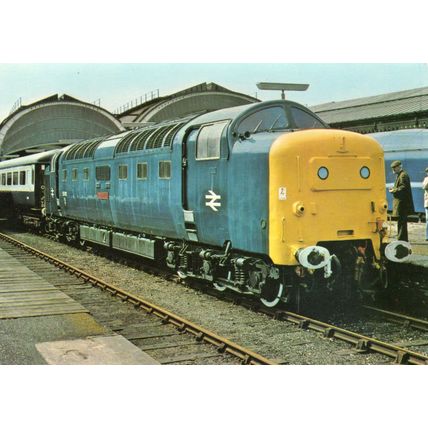Dennis Postcard English Electric Class 55 Diesel Electric no55012 Crepello York