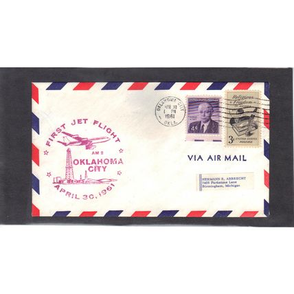1st Flight Oklahoma City - New York (Label/A) CV42885