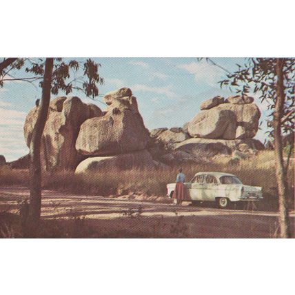 Rhodesia & Nyasaland 1959 Rock Formation near Salisbury