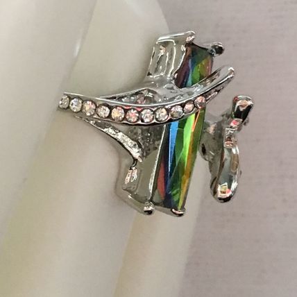 Ring Rainbow CZ Fashion Statement Ring #93 USA Seller