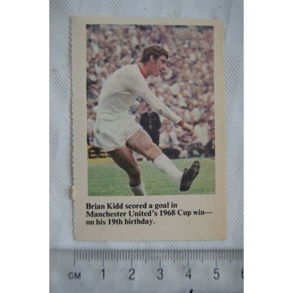 1970 Esso Squelch - Brian Kidd scored a goal in Manchester United 1968 Cup win