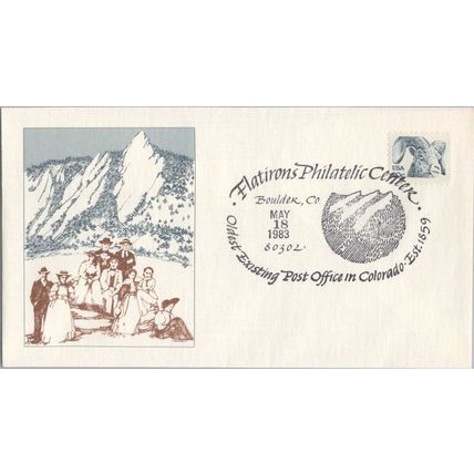 ZAYIX United States Event Cover Flat Irons Philatelic Center Oldest PO in CO