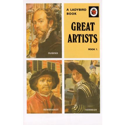 Rubens Rembrandt Verneer Great Artists 1st Edition Ladybird Book Postcard