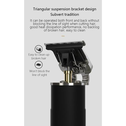Mijia Professional Men's Hair Detailer 0.1mm Balding Shaver Oil Head Trimmer UK