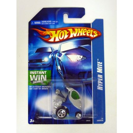 Hot Wheels Hyper Mite #204/223 Blue Die-Cast Car 2007