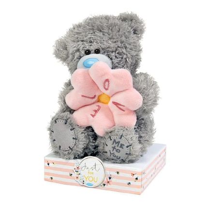 Me to You 7" Tatty Teddy Plush Bear Holding Love Flower