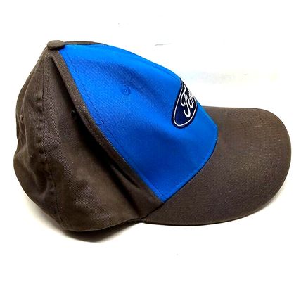 Ford Snapback Hat Cap Blue/Gray