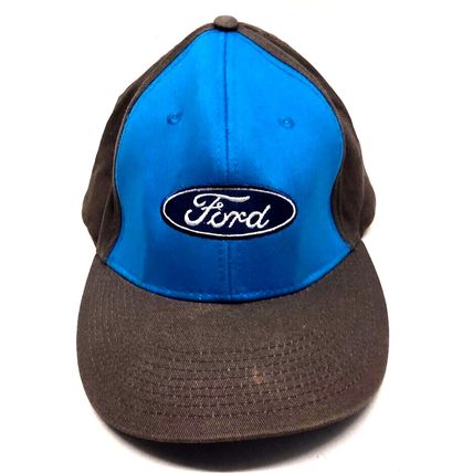 Ford Snapback Hat Cap Blue/Gray