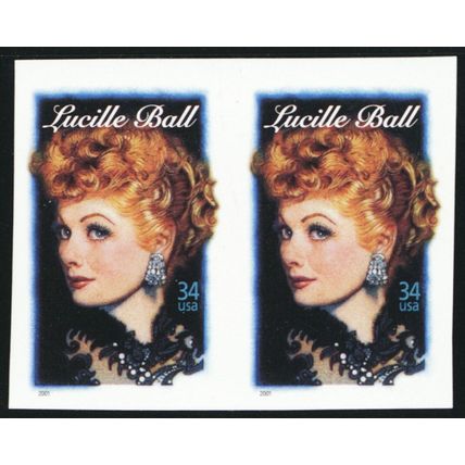 3523a, Lucille Ball Die Cutting Omitted 34¢ Major Error XF NH ** Stuart Katz