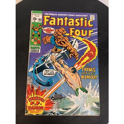 FANTASTIC FOUR #103 (1970) 2ND APP. AGATHA HARKNESS - SEE PICS FOR CONDITION VG