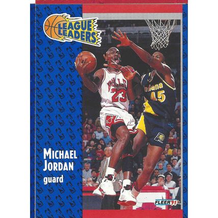 1991 FLEER MICHAEL JORDAN LEAGUE LEADERS #220