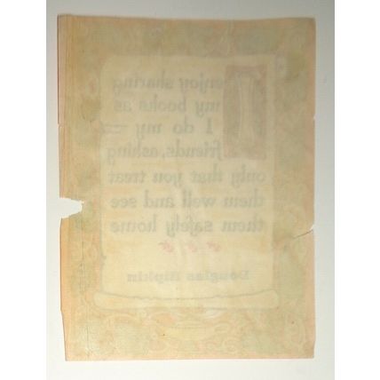Douglas Ripkin - Ex Libris Bookplate - 1930s