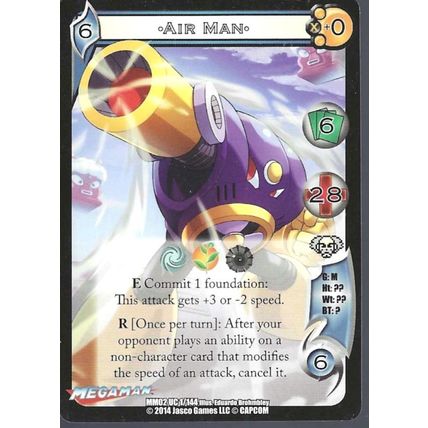 UFS Ultimate Fighting System Trading Card Dark Stalker Air Man