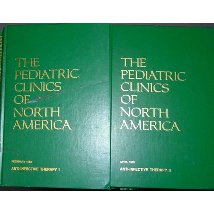 Pediatric Clinics of North America - 41 Hardcover books lot. 1979-1996