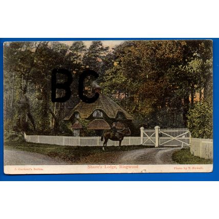 Postcard Shave's Lodge Ashley / Somerley Ringwood Hampshire Nr Verwood Ferndown