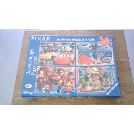 PIXAR Bumper Puzzle Pack (4 x 42 Pieces) Ravensburger (2021) NEW & SEALED