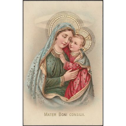 Mater Boni Consilii, c.1910s - Albrecht & Meister AK