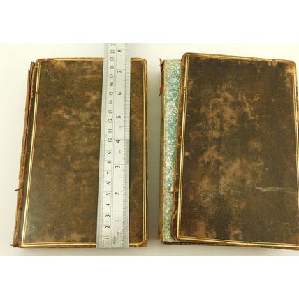 Poems Of Ossian Antique 1803 Georgian Leather Book Set - Macpherson