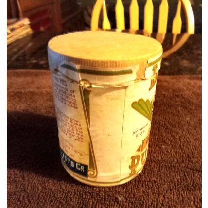 Old Empty Cardboard Container Leota Coco Flavor Pudding 4 3/8" Tall 1930/40's