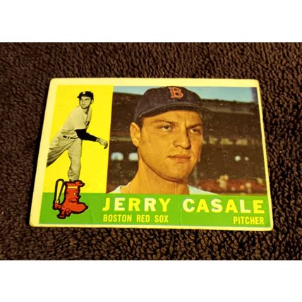 1960 Topps # 38 Jerry Casale Boston Red Sox Pitcher 2.5 Good+ Creases