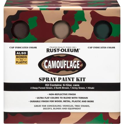 Rust-Oleum 269038-6 PK Specialty Camouflage Spray Pack, 12-Ounce, 6-Pack